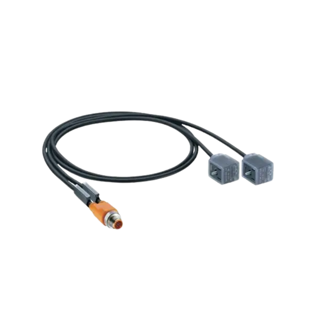 M12 Y spliter male - to two Din Valve form B connectors